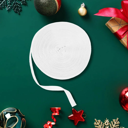 1 CM Christmas Velvet Ribbon Velvet Wired Ribbon Christmas Decorations Ribbons for Gift Wrapping & Bow Making